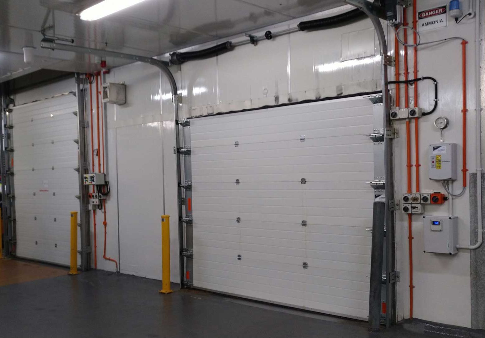Cold Storage Door, insulated sectional door, door systems