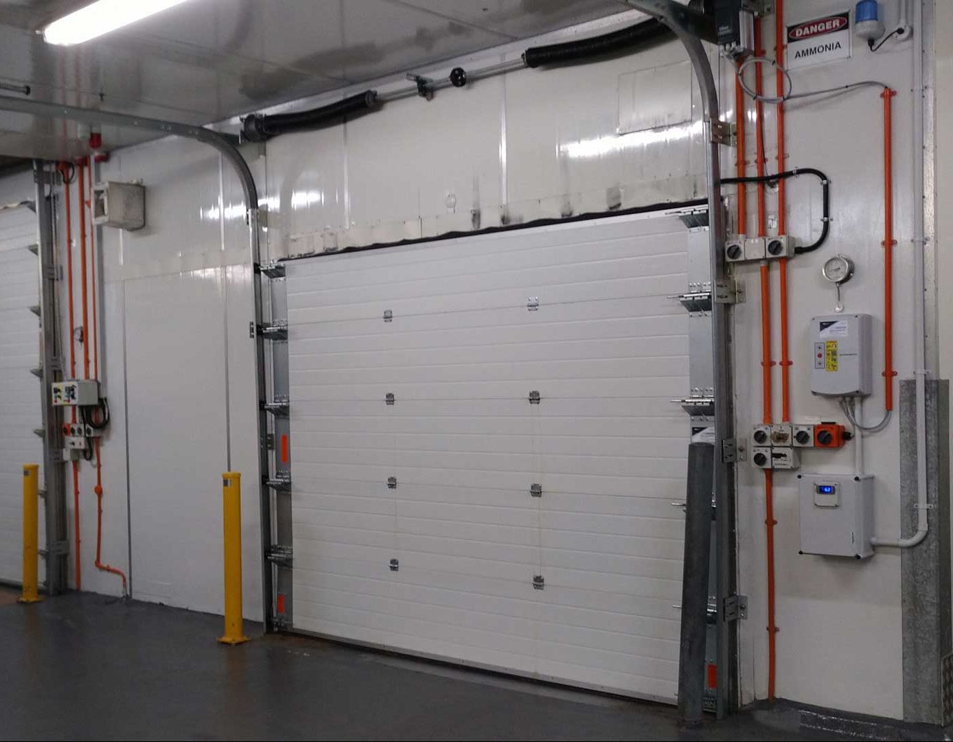 Cold Storage Door, insulated sectional door, door systems