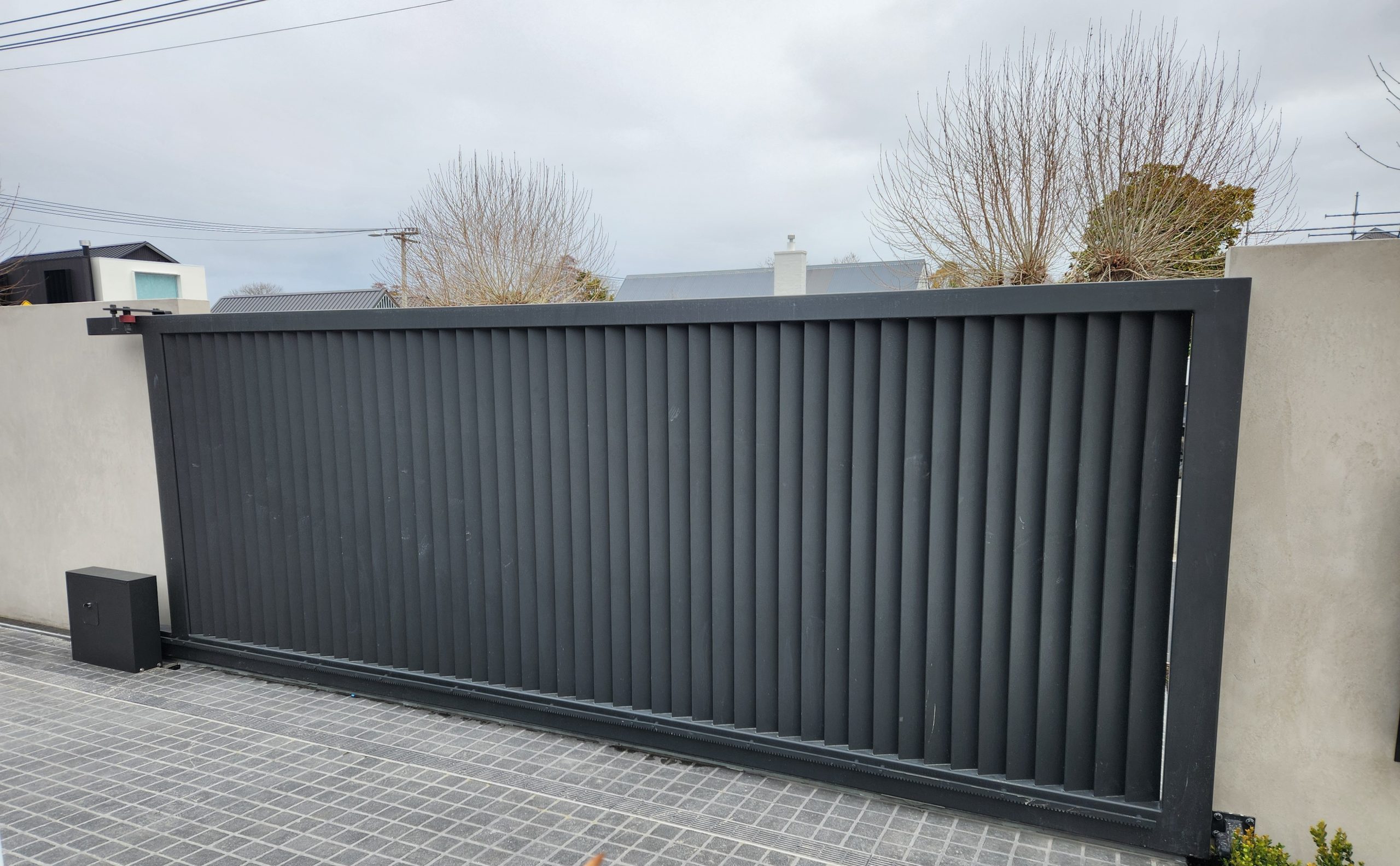 Sliding Gate, Tracked Gate, Commercial Sliding Gate, Industrial Gate