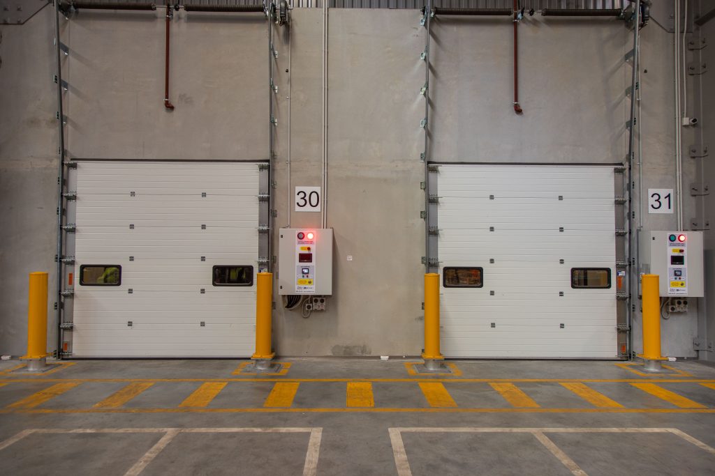 insulated sectional door