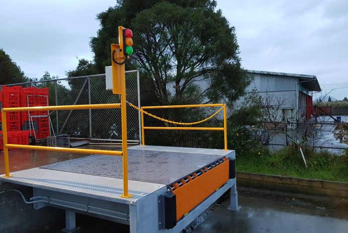 loading dock equipment, dock frame, loading dock